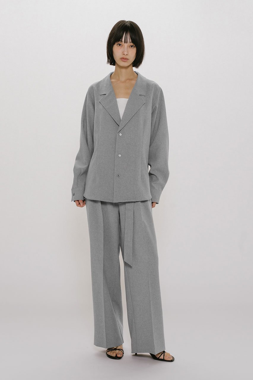 【ミディウミソリッド/MIDIUMISOLID】のtailored shirt シャツ 人気、トレンドファッション・服の通販 founy(ファニー) 　ファッション　Fashion　レディースファッション　Fashion for Women　トップス・カットソー　Cut & Sew Tops　シャツ・ブラウス・オフィスカジュアル　Elegant Blouses & Button-Ups　インナー　Innerwear　スリーブ　Sleeve, Long Sleeve / Short Sleeve　フェミニン　Feminine, Girly　ロング　Long, Long-Length　再入荷　Restock / Back in Stock　other-7|ID: prp329100004888619 ipo3291000000036521968