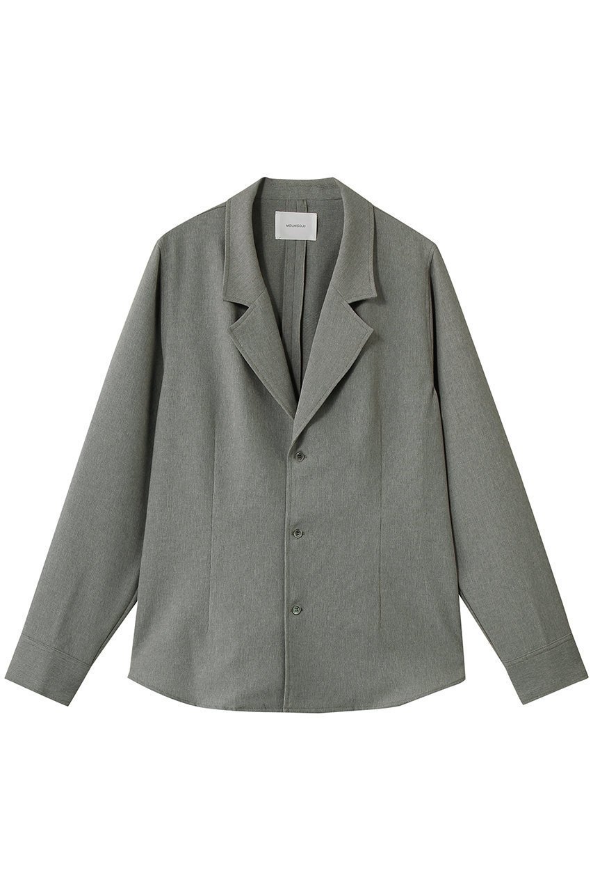 【ミディウミソリッド/MIDIUMISOLID】のtailored shirt シャツ インテリア・キッズ・メンズ・レディースファッション・服の通販 founy(ファウニー) 　ファッション　Fashion　レディースファッション　Fashion for Women　トップス・カットソー　Cut & Sew Tops　シャツ・ブラウス・オフィスカジュアル　Elegant Blouses & Button-Ups　インナー　Innerwear　スリーブ　Sleeve, Long Sleeve / Short Sleeve　フェミニン　Feminine, Girly　ロング　Long, Long-Length　l.gray|ID: prp329100004888619 ipo3291000000036773765