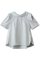 【ランバン オン ブルー/LANVIN en Bleu】のコットンコンプレッシャーロールカラーブラウス 人気、トレンドファッション・服の通販 founy(ファニー) ファッション Fashion レディースファッション Fashion for Women トップス・カットソー Cut & Sew Tops シャツ・ブラウス・オフィスカジュアル Elegant Blouses & Button-Ups クラシカル Classical, Vintage-Inspired ショート Short, Short Length スリット Slit, Slit Detail スリーブ Sleeve, Long Sleeve / Short Sleeve デニム Denim, Jeans Material バランス Balance, Style Balance エレガント 上品 Elegant 新作・新入荷 New Arrivals / New In thumbnail サックス|ID: prp329100004888621 ipo3291000000036507480