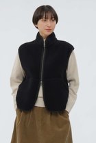 【マーガレットハウエル/MARGARET HOWELL】のSOFT WOOL FLEECE BLOUSON ブラック|ID: prp329100004888623 ipo3291000000036904371