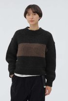【マーガレットハウエル/MARGARET HOWELL】のNATURAL SPUN WOOL KNITWEAR 人気、トレンドファッション・服の通販 founy(ファニー) ファッション Fashion レディースファッション Fashion for Women トップス・カットソー Cut & Sew Tops ニット Knit Tops & Sweaters カジュアルプルオーバー・ニットトップス Pullovers & Knit Tops / Casual Pullovers コンパクト Compact, Small Size ストライプ Stripe, Striped Pattern ハンド Hand, Handmade バランス Balance, Style Balance 新作・新入荷 New Arrivals / New In thumbnail ブラウン|ID: prp329100004888628 ipo3291000000036507538