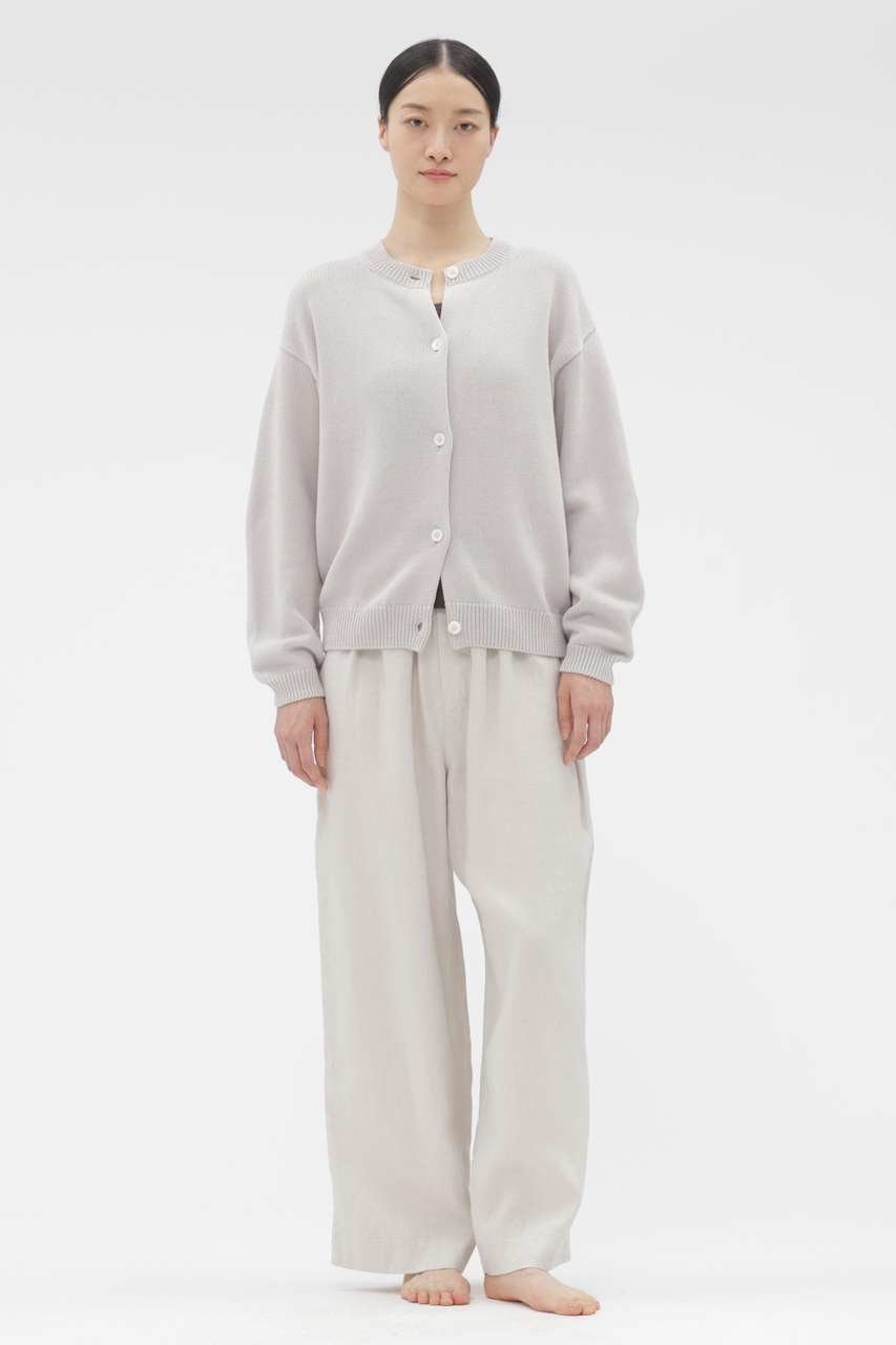 【マーガレットハウエル/MARGARET HOWELL】のHIGH TWIST COTTON LINEN KNITWEAR 大人の最旬トレンドファッション＆コーディネート founy(ファウニー) 　ファッション　Fashion　レディースファッション　Fashion for Women　トップス・カットソー　Cut & Sew Tops　ニット　Knit Tops & Sweaters　カジュアルプルオーバー・ニットトップス　Pullovers & Knit Tops / Casual Pullovers　カーディガン　Cardigan, Knitwear　シンプル　Simple, Minimal　バランス　Balance, Style Balance　リネン　Linen, Linen Fabric　other-2|ID: prp329100004888630 ipo3291000000036744660