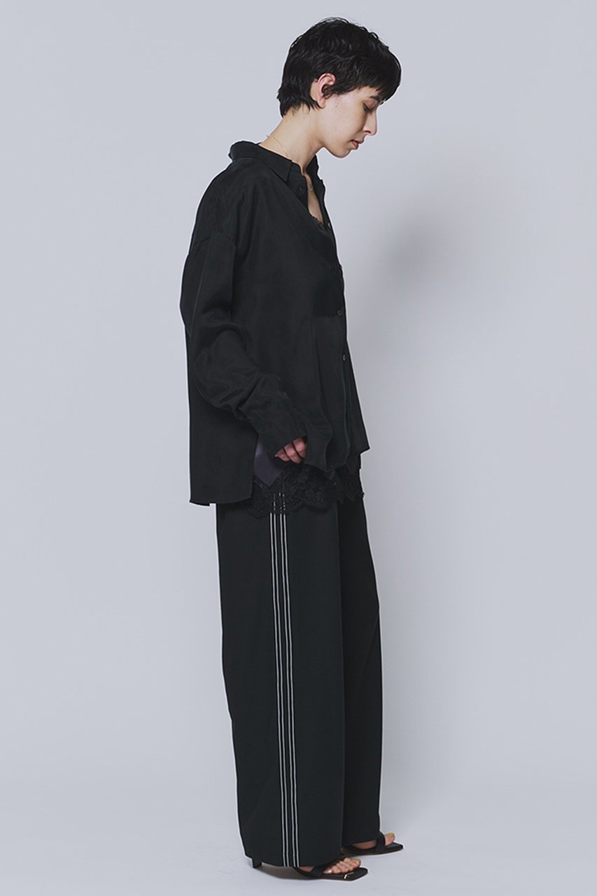 【プルミエ アロンディスモン/1er Arrondissement】のサイドラインパンツ 大人の最旬トレンドファッション＆コーディネート founy(ファウニー) 　ファッション　Fashion　レディースファッション　Fashion for Women　パンツ　Pants & Trousers　シンプル　Simple, Minimal　ストレート　Straight, Straight Cut　リラックス　Relax, Relaxed Fit　ワイド　Wide, Wide Fit　other-4|ID: prp329100004888631 ipo3291000000036774036