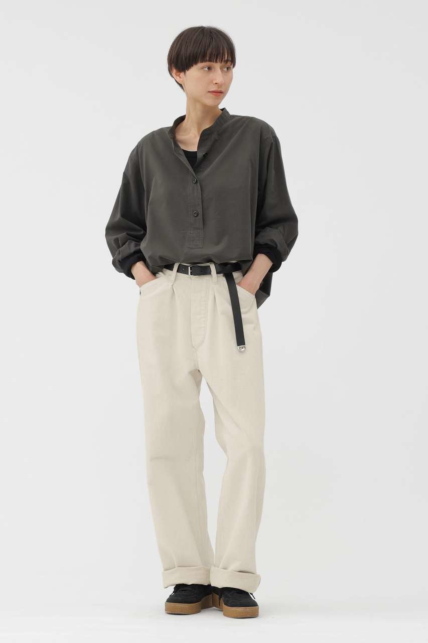 【マーガレットハウエル/MARGARET HOWELL】のCANTON NATURAL DENIM TROUSERS 人気、トレンドファッション・服の通販 founy(ファニー) 　ファッション　Fashion　レディースファッション　Fashion for Women　パンツ　Pants & Trousers　デニムパンツ・ジーンズ・美脚デニム　Denim Jeans & Pants　テーパード　Tapered, Tapered Pants　デニム　Denim, Jeans Material　ポケット　Pocket, Pocket Detail　ミリタリー　Military, Army Style　ヴィンテージ　Vintage Style　エレガント 上品　Elegant　新作・新入荷　New Arrivals / New In　 other-1|ID: prp329100004888632 ipo3291000000036507568