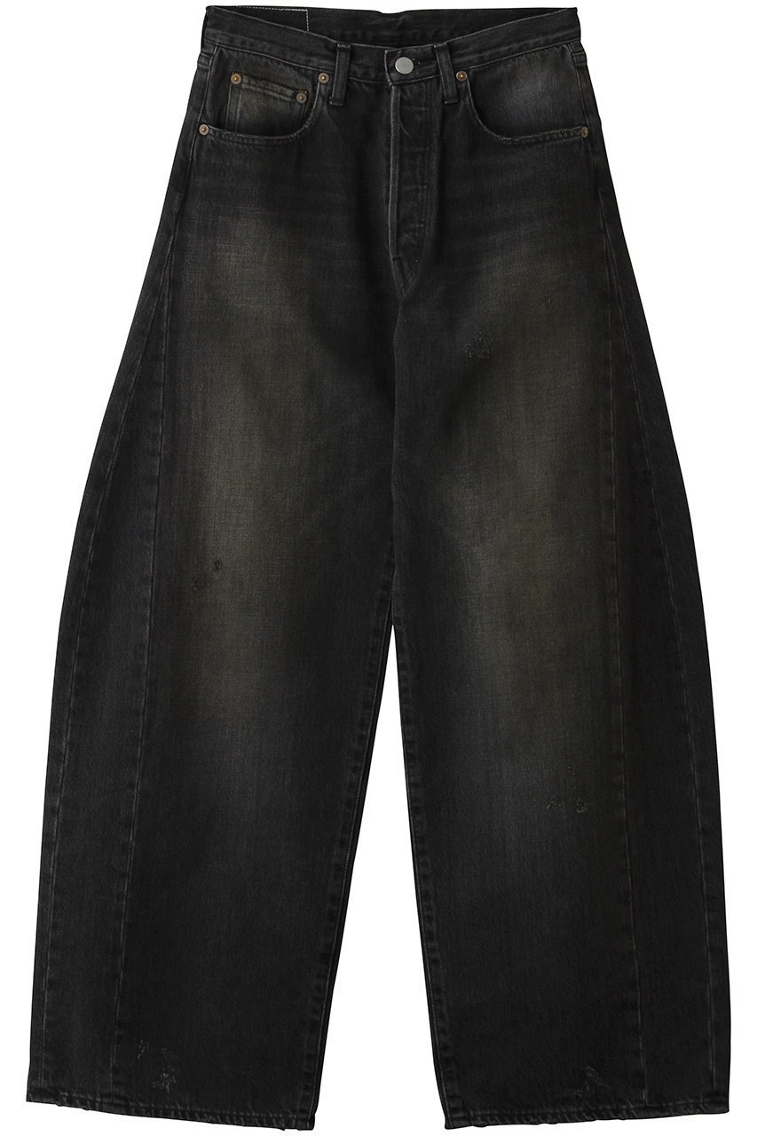 【シュタイン/ssstein】の【UNISEX】DEFORMATION WIDE DENIM JEANS インテリア・キッズ・メンズ・レディースファッション・服の通販 founy(ファウニー) 　ファッション　Fashion　レディースファッション　Fashion for Women　パンツ　Pants & Trousers　デニムパンツ・ジーンズ・美脚デニム　Denim Jeans & Pants　ユニセックス　Unisex, Genderless　デニム　Denim, Jeans Material　バランス　Balance, Style Balance　ワイド　Wide, Wide Fit　再入荷　Restock / Back in Stock　夏　Summer　ブラック|ID: prp329100004888635 ipo3291000000036701355