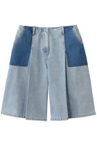 【スリーワン フィリップリム/3.1 Phillip Lim】のゴースト パッチ ライトウェイト デニム バミューダ ショーツ 人気、トレンドファッション・服の通販 founy(ファニー) ファッション Fashion レディースファッション Fashion for Women パンツ Pants & Trousers ショートパンツ・ハーフパンツ High-Waisted & Relaxed Shorts ウォッシュ Washed Finish クラシック Classic, Timeless Style ショーツ Shorts, Short Pants ショート Short, Short Length デニム Denim, Jeans Material パッチ Patch, Appliqué フレア Flare, Flared ポケット Pocket, Pocket Detail モダン Modern, Contemporary 新作・新入荷 New Arrivals / New In 軽量 Lightweight, Ultra Light thumbnail ライトブルー|ID: prp329100004888637 ipo3291000000036507613