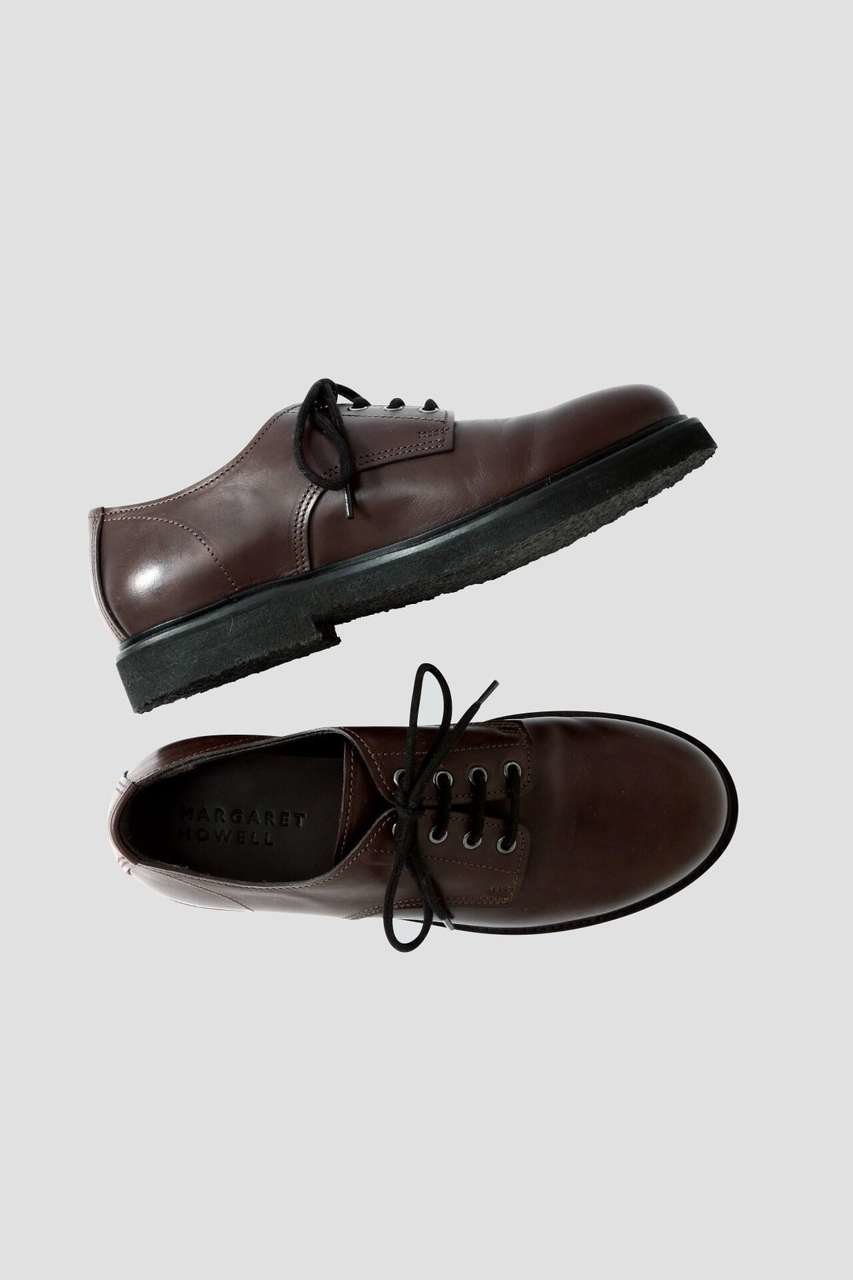 【その他のブランド/Other】のRAW EDGE DERBY インテリア・キッズ・メンズ・レディースファッション・服の通販 founy(ファニー) 　ファッション　Fashion　レディースファッション　Fashion for Women　イタリア　Italy　シューズ　Shoes, Footwear　シンプル　Simple, Minimal　フラット　Flat, Flat Shoes　レース　Lace, Lace Fabric　新作・新入荷　New Arrivals / New In　ブラウン|ID: prp329100004888649 ipo3291000000036507695