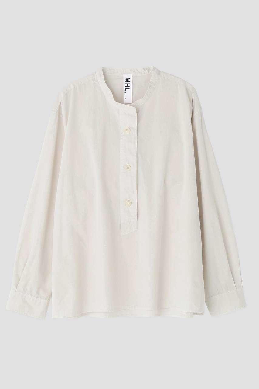 【マーガレットハウエル/MARGARET HOWELL】のCOMPACT COTTON POPLIN SHIRT 人気、トレンドファッション・服の通販 founy(ファニー) ファッション Fashion レディースファッション Fashion for Women トップス・カットソー Cut & Sew Tops シャツ・ブラウス・オフィスカジュアル Elegant Blouses & Button-Ups スリーブ Sleeve, Long Sleeve / Short Sleeve フィット Fit, Slim Fit フロント Front, Front Design ブロード Broadcloth, Fine Cotton リラックス Relax, Relaxed Fit ロング Long, Long-Length 新作・新入荷 New Arrivals / New In other-5|ID: prp329100004888659 ipo3291000000036521984