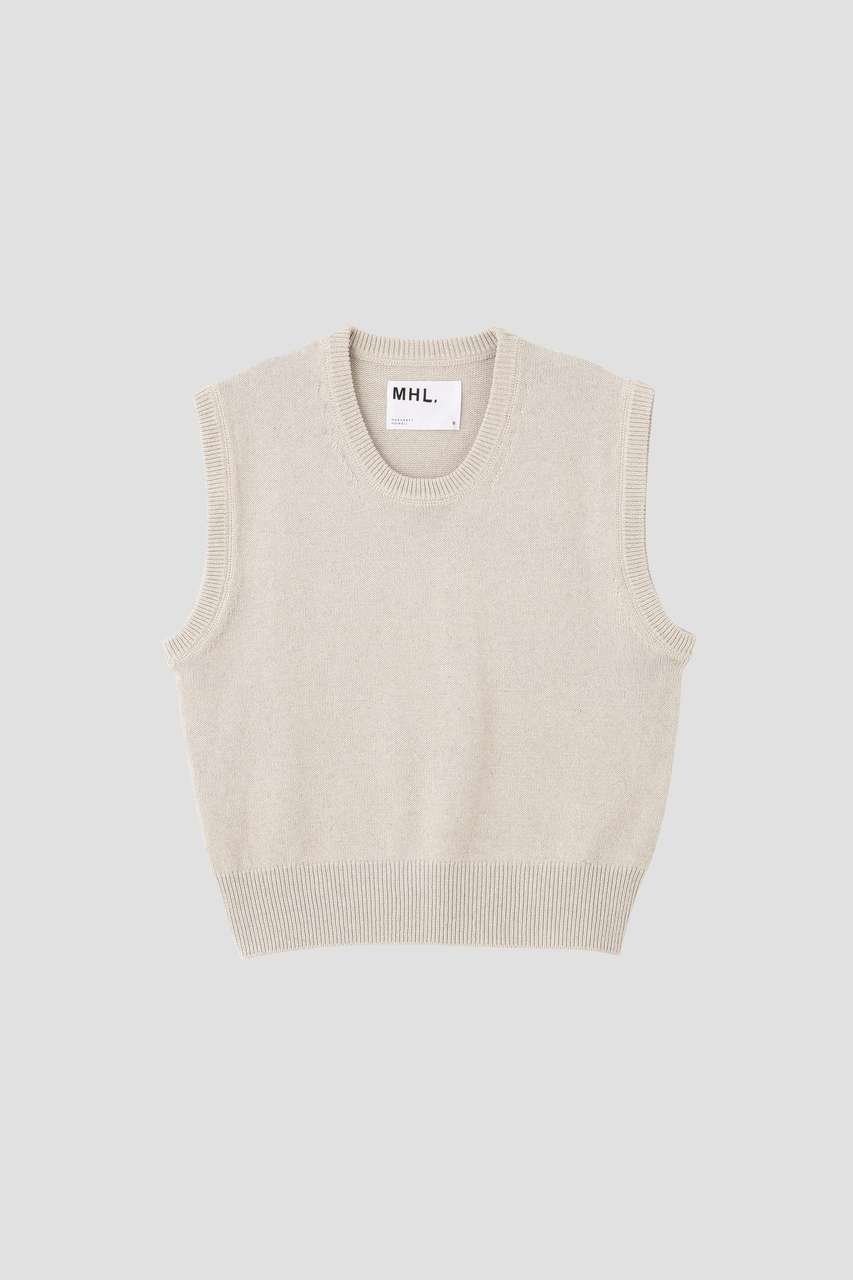 【マーガレットハウエル/MARGARET HOWELL】のBELGIAN LINEN COTTON KNITWEAR 人気、トレンドファッション・服の通販 founy(ファニー) 　ファッション　Fashion　レディースファッション　Fashion for Women　トップス・カットソー　Cut & Sew Tops　ニット　Knit Tops & Sweaters　カジュアルプルオーバー・ニットトップス　Pullovers & Knit Tops / Casual Pullovers　カットソー　Cut and Sewn Top　シンプル　Simple, Minimal　ベスト　Vest, Waistcoat　リネン　Linen, Linen Fabric　エレガント 上品　Elegant　新作・新入荷　New Arrivals / New In　other-4|ID: prp329100004888673 ipo3291000000036522000