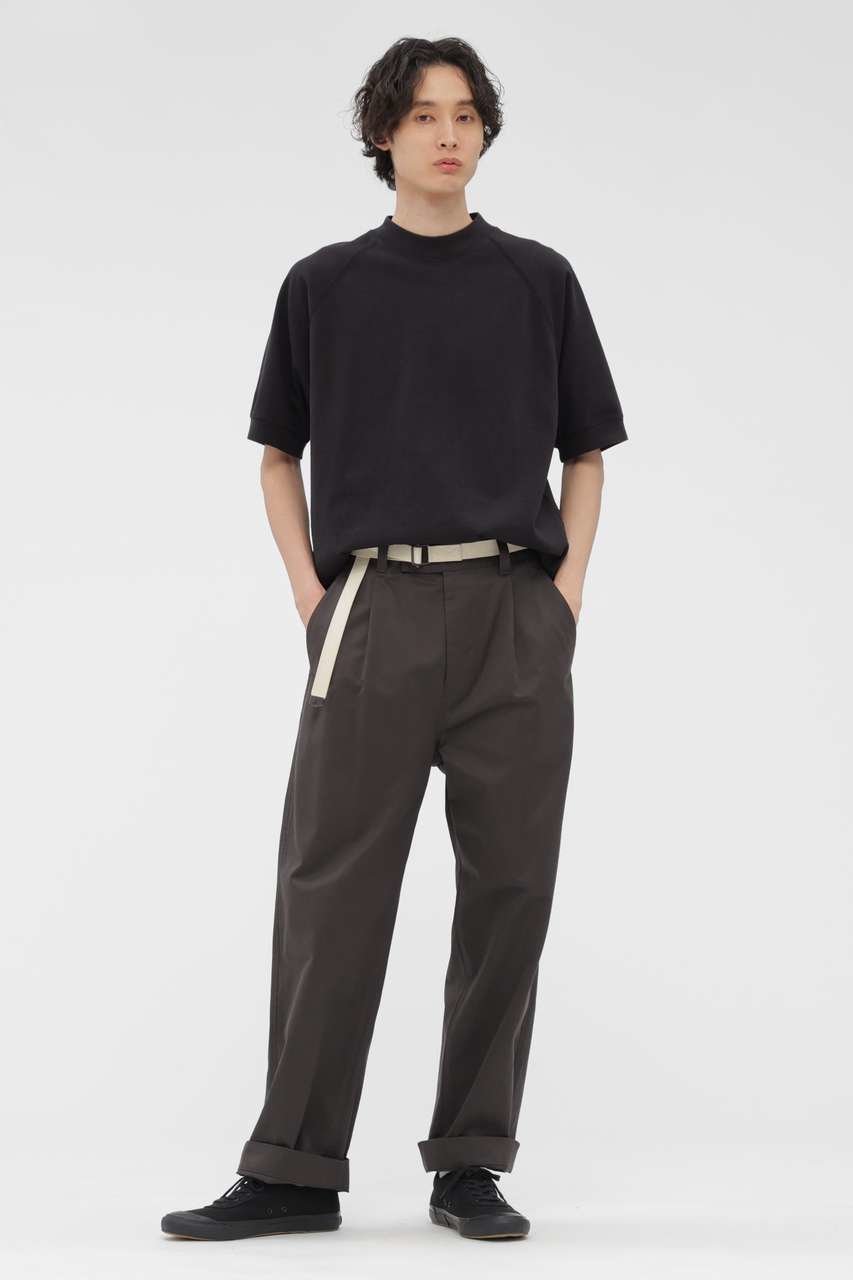 【マーガレット ハウエル/MARGARET HOWELL / MEN】のWASHED CHINO COTTON TROUSERS インテリア・キッズ・メンズ・レディースファッション・服の通販 founy(ファウニー) 　ファッション　Fashion　メンズファッション　Fashion for Men　ボトムス　Bottoms　クラシック　Classic, Timeless Style　シャーリング　Shirring, Ruched　バランス　Balance, Style Balance　プリーツ　Pleats, Pleated　ヴィンテージ　Vintage Style　グレー|ID: prp329100004888681 ipo3291000000036793495