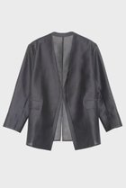 【スタニングルアー/STUNNING LURE】の【4/1 11:00販売開始】rカラーレスシアージャケット 人気、トレンドファッション・服の通販 founy(ファニー) ファッション Fashion レディースファッション Fashion for Women アウター Coat / Outerwear Collection レディースジャケット・軽アウター Jackets オーガンジー Organza Fabric ジャケット Jacket, Outerwear バランス Balance, Style Balance フォルム Silhouette, Form エレガント 上品 Elegant thumbnail チャコールグレー|ID: prp329100004888689 ipo3291000000036508012