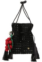 【プレインピープル/PLAIN PEOPLE】の【MAISON N.H PARIS】CHARME ミニバッグ 人気、トレンドファッション・服の通販 founy(ファニー) ファッション Fashion レディースファッション Fashion for Women バッグ Bags タッセル Tassel, Fringe チャーム Charm, Pendant メッシュ Mesh, Net Fabric ラフィア Raffia, Natural Straw 巾着 Drawstring Bag, Kinchaku 新作・新入荷 New Arrivals / New In thumbnail ブラック|ID: prp329100004888719 ipo3291000000036510243