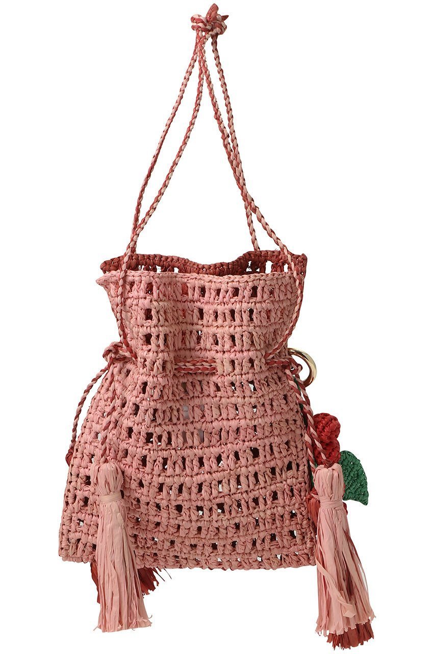 【プレインピープル/PLAIN PEOPLE】の【MAISON N.H PARIS】CHARME ミニバッグ 人気、トレンドファッション・服の通販 founy(ファニー) 　ファッション　Fashion　レディースファッション　Fashion for Women　バッグ　Bags　タッセル　Tassel, Fringe　チャーム　Charm, Pendant　メッシュ　Mesh, Net Fabric　ラフィア　Raffia, Natural Straw　巾着　Drawstring Bag, Kinchaku　新作・新入荷　New Arrivals / New In　other-3|ID: prp329100004888719 ipo3291000000036510245