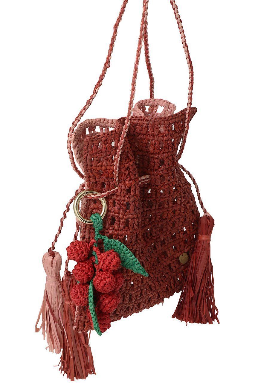 【プレインピープル/PLAIN PEOPLE】の【MAISON N.H PARIS】CHARME ミニバッグ 人気、トレンドファッション・服の通販 founy(ファニー) 　ファッション　Fashion　レディースファッション　Fashion for Women　バッグ　Bags　タッセル　Tassel, Fringe　チャーム　Charm, Pendant　メッシュ　Mesh, Net Fabric　ラフィア　Raffia, Natural Straw　巾着　Drawstring Bag, Kinchaku　新作・新入荷　New Arrivals / New In　other-4|ID: prp329100004888719 ipo3291000000036510246