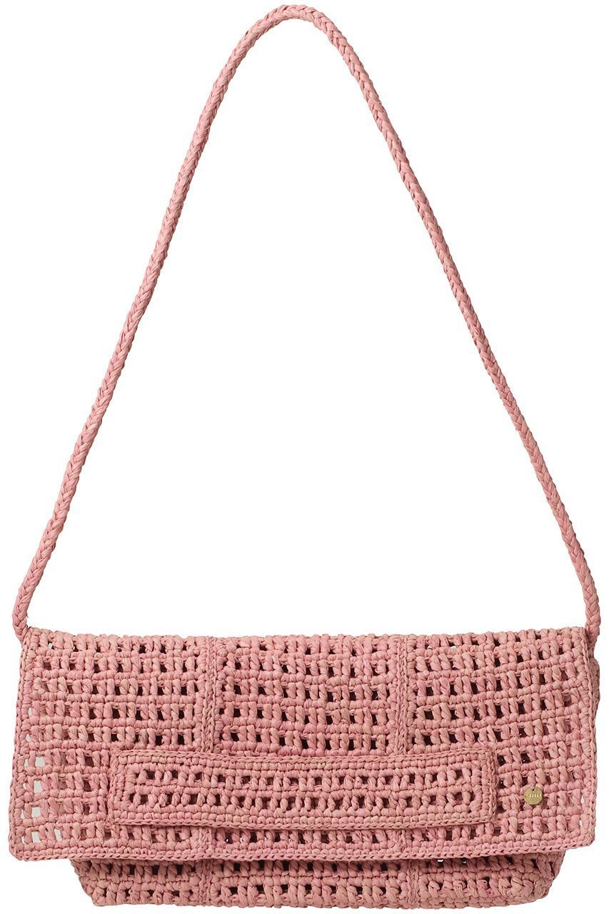 【プレインピープル/PLAIN PEOPLE】の【MAISON N.H PARIS】LIMA PETITクラッチバッグ インテリア・キッズ・メンズ・レディースファッション・服の通販 founy(ファニー) 　ファッション　Fashion　レディースファッション　Fashion for Women　バッグ　Bags　クラッチ　Clutch, Clutch Bag　フラップ　Flap, Flap Pocket　メッシュ　Mesh, Net Fabric　ラフィア　Raffia, Natural Straw　夏　Summer　新作・新入荷　New Arrivals / New In　春　Spring　S/S・春夏　SS, Spring/Summer, Warm Season　ローズ|ID: prp329100004888720 ipo3291000000036510249
