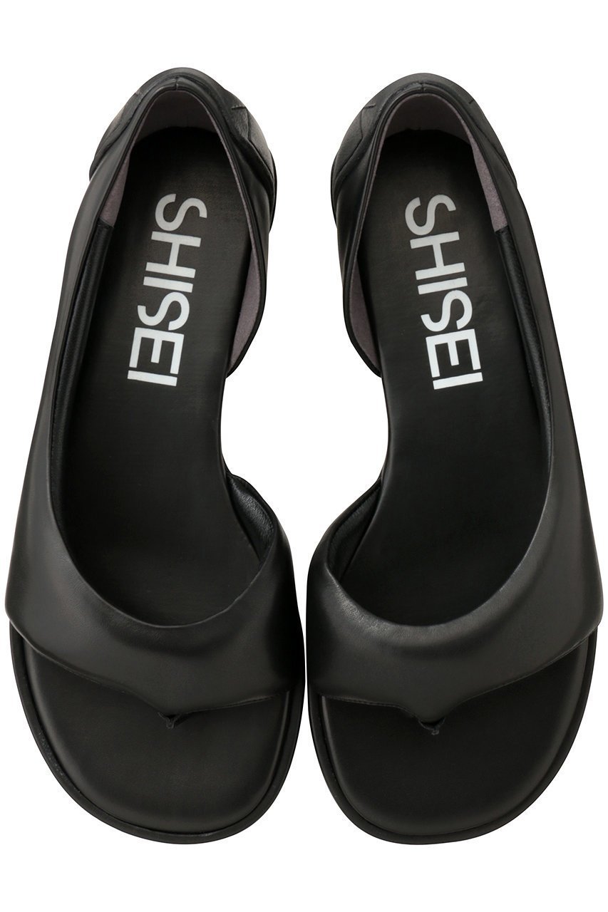 【シセイ/SHISEI】のPADDED TONG SEPALATE インテリア・キッズ・メンズ・レディースファッション・服の通販 founy(ファニー) 　ファッション　Fashion　レディースファッション　Fashion for Women　サンダル　Sandals, Summer Shoes　シューズ　Shoes, Footwear　バランス　Balance, Style Balance　夏　Summer　新作・新入荷　New Arrivals / New In　ブラック|ID: prp329100004888723 ipo3291000000036510273
