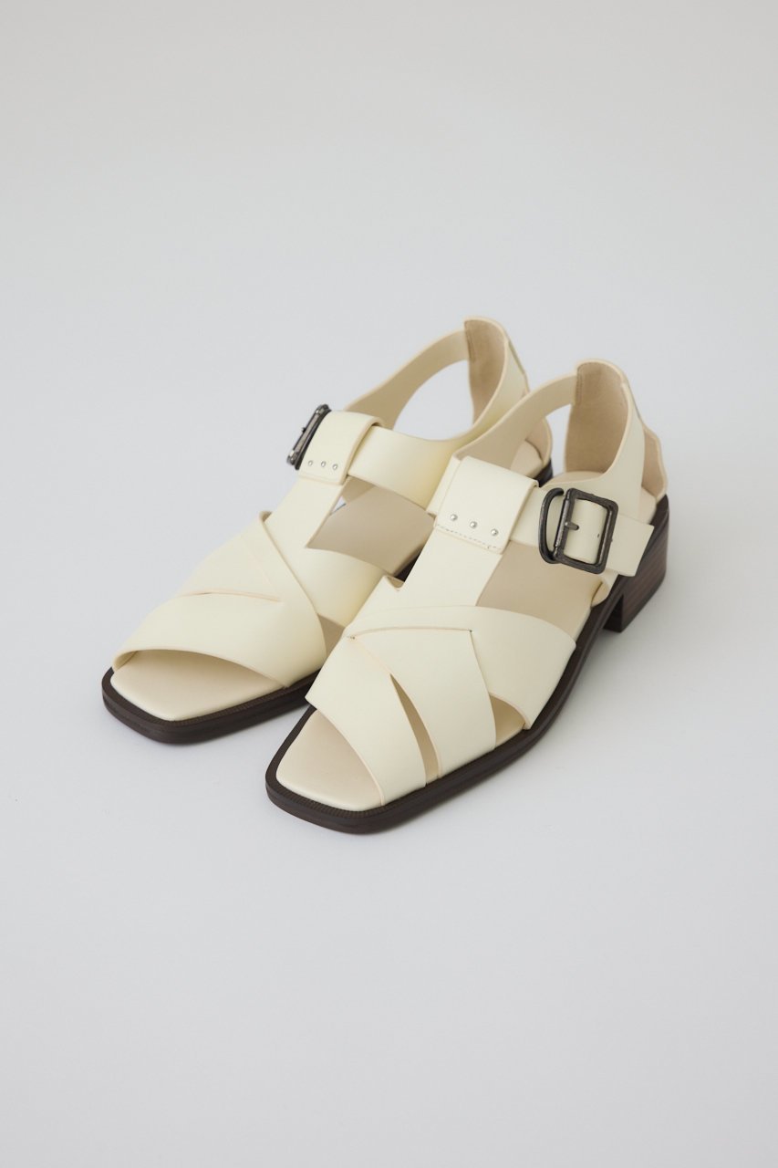 【リムアーク/RIM.ARK】のLeather cage sandal/サンダル 人気、トレンドファッション・服の通販 founy(ファニー) 　ファッション　Fashion　レディースファッション　Fashion for Women　サンダル　Sandals, Summer Shoes　スラックス　Slacks, Dress Pants　マキシ　Maxi, Full Length　モダン　Modern, Contemporary　新作・新入荷　New Arrivals / New In　 other-1|ID: prp329100004888725 ipo3291000000036510290