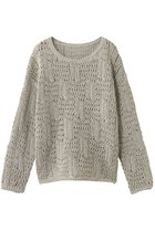 【スタニングルアー/STUNNING LURE】の【4/1 11:00販売開始】クロシェボートネックプルオーバー ライトベージュ|ID: prp329100004888745 ipo3291000000036510447