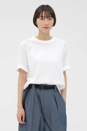【マーガレットハウエル/MARGARET HOWELL】のRAW SLUB COTTON JERSEY TOP 人気、トレンドファッション・服の通販 founy(ファニー) ファッション Fashion レディースファッション Fashion for Women トップス・カットソー Cut & Sew Tops シャツ・ブラウス・オフィスカジュアル Elegant Blouses & Button-Ups ロングTシャツ・Tシャツ Longline T-Shirts & Tees カットソー・ベーシックTシャツ Cut-and-Sewn Tops / Stretch Tees & Basics インナー Innerwear カットソー Cut and Sewn Top コンパクト Compact, Small Size ショート Short, Short Length シンプル Simple, Minimal スリーブ Sleeve, Long Sleeve / Short Sleeve バランス Balance, Style Balance 定番 Standard, Basic Item |ID:prp329100004888753