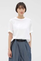 【マーガレットハウエル/MARGARET HOWELL】のRAW SLUB COTTON JERSEY TOP 人気、トレンドファッション・服の通販 founy(ファニー) ファッション Fashion レディースファッション Fashion for Women トップス・カットソー Cut & Sew Tops シャツ・ブラウス・オフィスカジュアル Elegant Blouses & Button-Ups ロングTシャツ・Tシャツ Longline T-Shirts & Tees カットソー・ベーシックTシャツ Cut-and-Sewn Tops / Stretch Tees & Basics インナー Innerwear カットソー Cut and Sewn Top コンパクト Compact, Small Size ショート Short, Short Length シンプル Simple, Minimal スリーブ Sleeve, Long Sleeve / Short Sleeve バランス Balance, Style Balance 定番 Standard, Basic Item 新作・新入荷 New Arrivals / New In thumbnail ホワイト|ID: prp329100004888753 ipo3291000000036510505