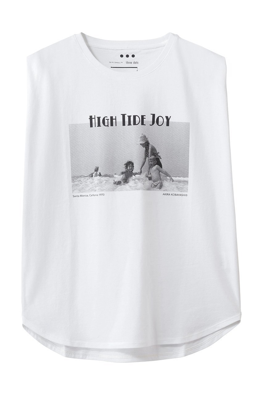 【スリー ドッツ/three dots】のグラフィックT タンクトップ インテリア・キッズ・メンズ・レディースファッション・服の通販 founy(ファニー) ファッション Fashion レディースファッション Fashion for Women トップス・カットソー Cut & Sew Tops キャミソール&ノースリーブ Camisoles & Sleeveless Tops シャツ・ブラウス・オフィスカジュアル Elegant Blouses & Button-Ups ロングTシャツ・Tシャツ Longline T-Shirts & Tees カットソー・ベーシックTシャツ Cut-and-Sewn Tops / Stretch Tees & Basics キャミソール Camisole, Spaghetti Strap Top グラフィック Graphic, Graphic Design スリット Slit, Slit Detail タンク Tank Top, Sleeveless Top デニム Denim, Jeans Material ビンテージ Vintage, Retro Style フロント Front, Front Design プリント Print, Printed Pattern モノトーン Monotone, Black and White 新作・新入荷 New Arrivals / New In HIGH TIDE JOY|ID: prp329100004888764 ipo3291000000036510583