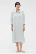 【マーガレットハウエル/MARGARET HOWELL】のSOFT LINEN DRESS 人気、トレンドファッション・服の通販 founy(ファニー) ファッション Fashion レディースファッション Fashion for Women ワンピース Dresses フォーマル・パーティードレス・結婚式用ドレス Elegant & Casual Dresses チュニック Tunic Tops & Dresses なめらか Smooth, Silky Texture チュニック Tunic, Long Top ドレス Dress, One-Piece リネン Linen, Linen Fabric リラックス Relax, Relaxed Fit ロング Long, Long-Length 夏 Summer 新作・新入荷 New Arrivals / New In thumbnail ブルー|ID: prp329100004888781 ipo3291000000036510702