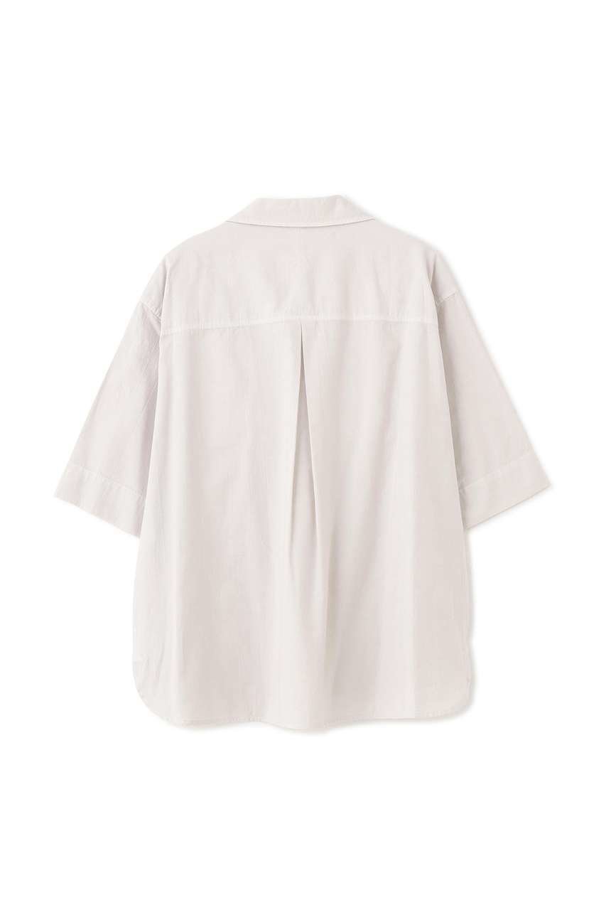 【マーガレットハウエル/MARGARET HOWELL】のGARMENT DYED FINE COTTON OXFORD SHIRT 人気、トレンドファッション・服の通販 founy(ファニー) 　ファッション　Fashion　レディースファッション　Fashion for Women　トップス・カットソー　Cut & Sew Tops　シャツ・ブラウス・オフィスカジュアル　Elegant Blouses & Button-Ups　オックス　Oxford Fabric　ショート　Short, Short Length　スリーブ　Sleeve, Long Sleeve / Short Sleeve　プリーツ　Pleats, Pleated　ボックス　Boxy, Box Shape　ポケット　Pocket, Pocket Detail　ラウンド　Round, Round Neck　ワッシャー　Washer, Crinkled Finish　新作・新入荷　New Arrivals / New In　other-5|ID: prp329100004888784 ipo3291000000036510732
