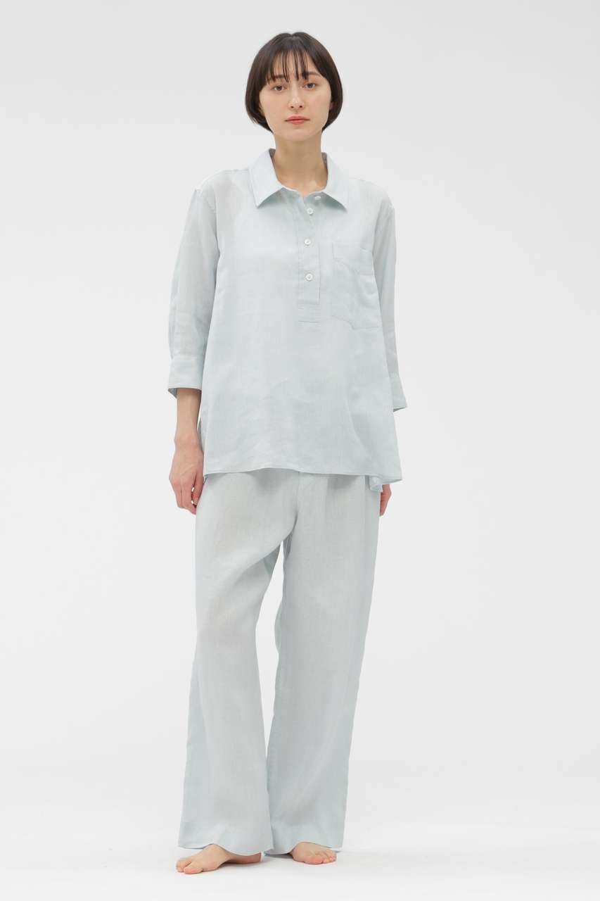 【マーガレットハウエル/MARGARET HOWELL】のSOFT LINEN SHIRT 人気、トレンドファッション・服の通販 founy(ファニー) 　ファッション　Fashion　レディースファッション　Fashion for Women　トップス・カットソー　Cut & Sew Tops　シャツ・ブラウス・オフィスカジュアル　Elegant Blouses & Button-Ups　おすすめ　Recommended / Our Picks　なめらか　Smooth, Silky Texture　ショート　Short, Short Length　スリーブ　Sleeve, Long Sleeve / Short Sleeve　セットアップ　Set-Up, Coordinated Outfit　リネン　Linen, Linen Fabric　リラックス　Relax, Relaxed Fit　エレガント 上品　Elegant　新作・新入荷　New Arrivals / New In　other-2|ID: prp329100004888785 ipo3291000000036510745