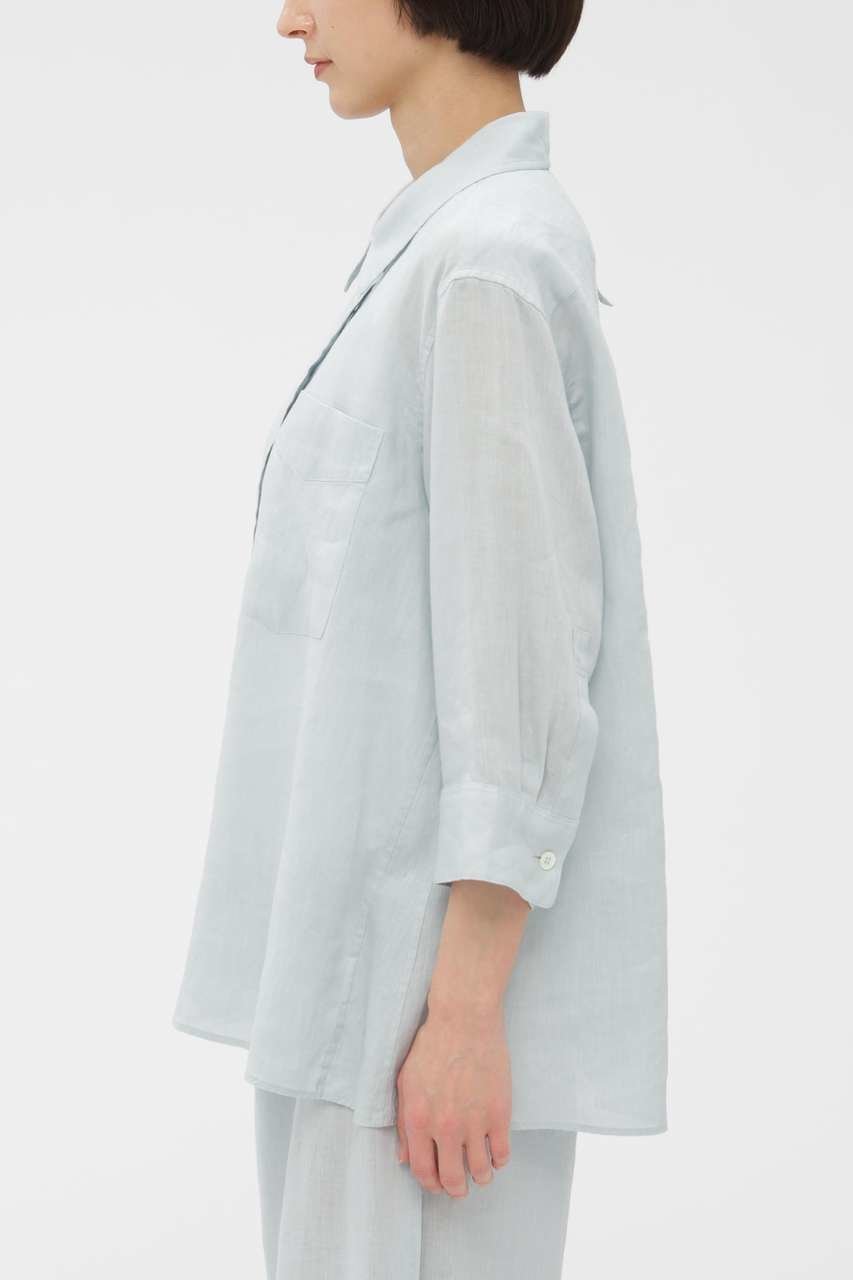 【マーガレットハウエル/MARGARET HOWELL】のSOFT LINEN SHIRT 人気、トレンドファッション・服の通販 founy(ファニー) 　ファッション　Fashion　レディースファッション　Fashion for Women　トップス・カットソー　Cut & Sew Tops　シャツ・ブラウス・オフィスカジュアル　Elegant Blouses & Button-Ups　おすすめ　Recommended / Our Picks　なめらか　Smooth, Silky Texture　ショート　Short, Short Length　スリーブ　Sleeve, Long Sleeve / Short Sleeve　セットアップ　Set-Up, Coordinated Outfit　リネン　Linen, Linen Fabric　リラックス　Relax, Relaxed Fit　エレガント 上品　Elegant　新作・新入荷　New Arrivals / New In　other-3|ID: prp329100004888785 ipo3291000000036510746