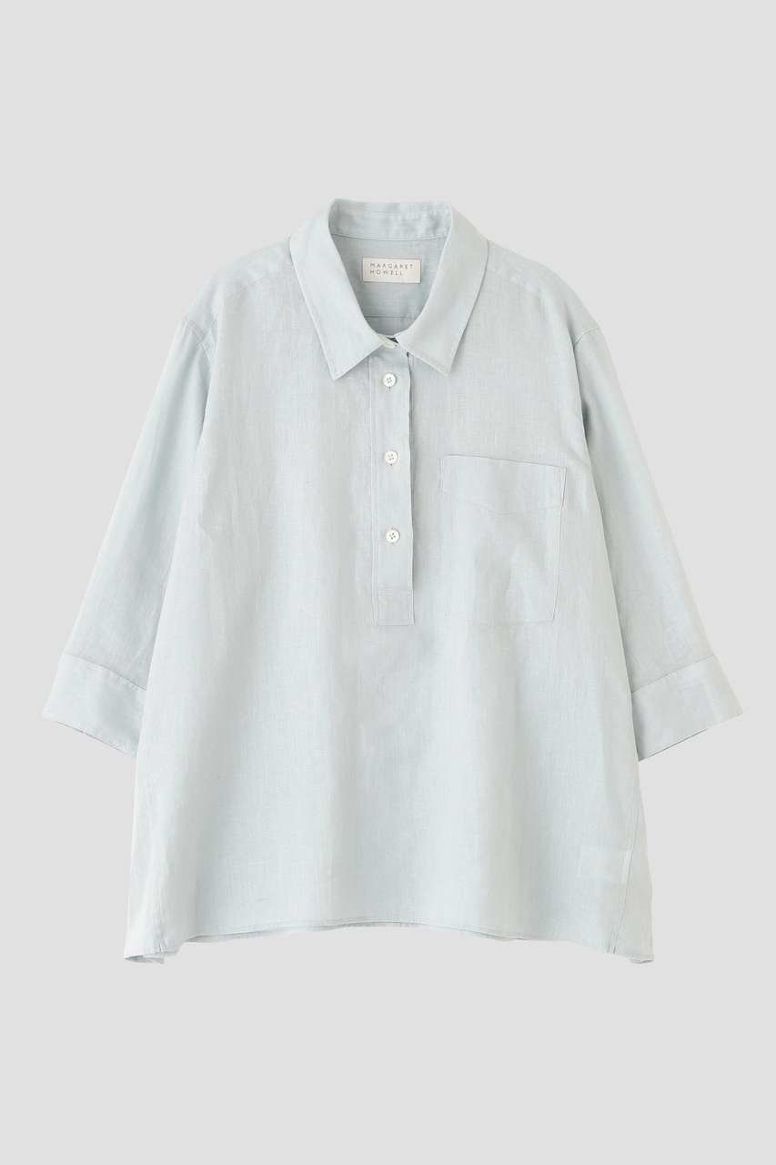 【マーガレットハウエル/MARGARET HOWELL】のSOFT LINEN SHIRT 人気、トレンドファッション・服の通販 founy(ファニー) 　ファッション　Fashion　レディースファッション　Fashion for Women　トップス・カットソー　Cut & Sew Tops　シャツ・ブラウス・オフィスカジュアル　Elegant Blouses & Button-Ups　おすすめ　Recommended / Our Picks　なめらか　Smooth, Silky Texture　ショート　Short, Short Length　スリーブ　Sleeve, Long Sleeve / Short Sleeve　セットアップ　Set-Up, Coordinated Outfit　リネン　Linen, Linen Fabric　リラックス　Relax, Relaxed Fit　エレガント 上品　Elegant　新作・新入荷　New Arrivals / New In　other-4|ID: prp329100004888785 ipo3291000000036510747