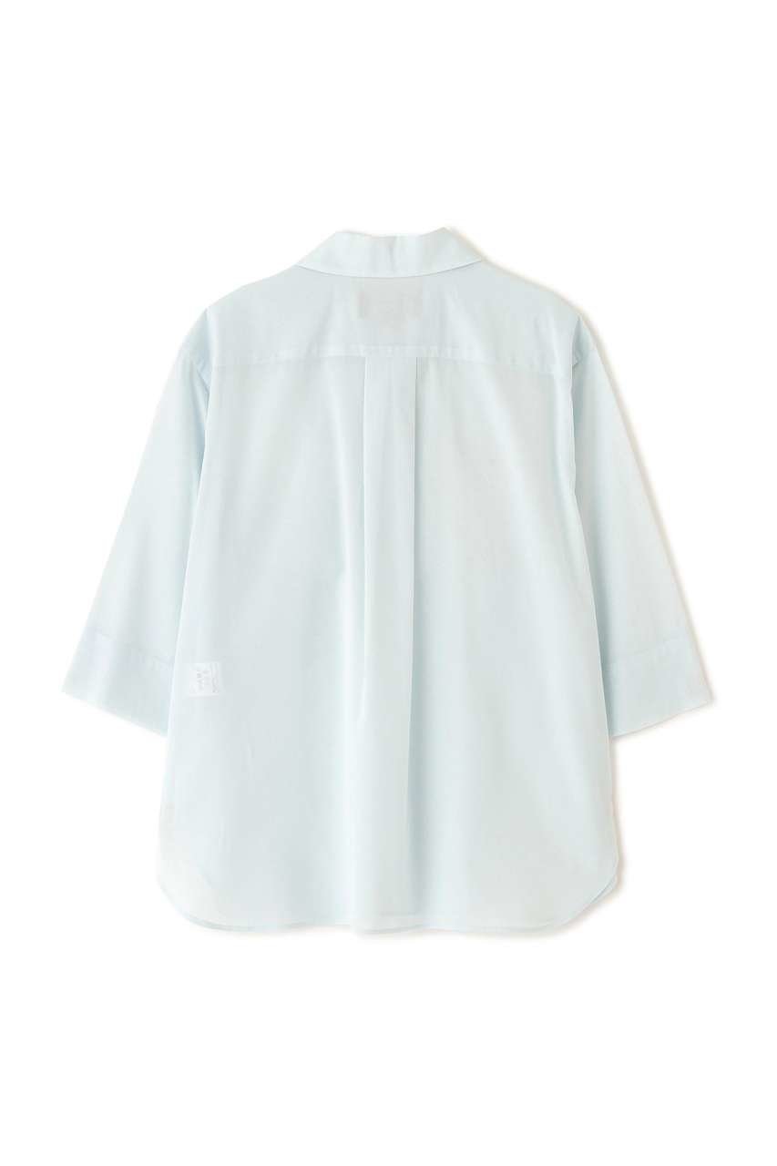 【マーガレットハウエル/MARGARET HOWELL】のHIGH TWISTED COTTON VOILE SHIRT 人気、トレンドファッション・服の通販 founy(ファニー) 　ファッション　Fashion　レディースファッション　Fashion for Women　トップス・カットソー　Cut & Sew Tops　シャツ・ブラウス・オフィスカジュアル　Elegant Blouses & Button-Ups　なめらか　Smooth, Silky Texture　ショート　Short, Short Length　スリーブ　Sleeve, Long Sleeve / Short Sleeve　パターン　Pattern, Design Print　ラウンド　Round, Round Neck　リラックス　Relax, Relaxed Fit　新作・新入荷　New Arrivals / New In　other-4|ID: prp329100004888786 ipo3291000000036510757