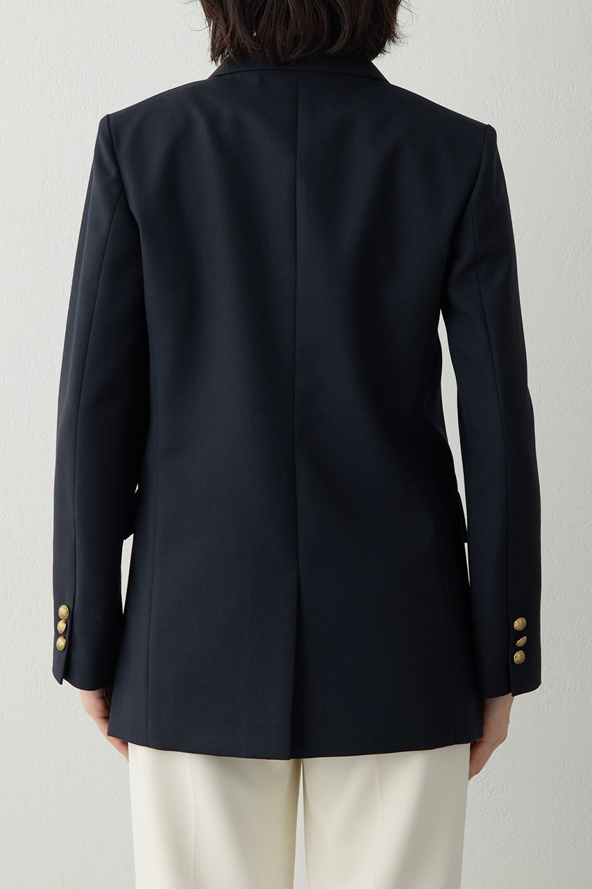 【ウィムガゼット/Whim Gazette】のダブルジャケット 人気、トレンドファッション・服の通販 founy(ファニー) 　ファッション　Fashion　レディースファッション　Fashion for Women　アウター　Coat / Outerwear Collection　レディースジャケット・軽アウター　Jackets　オックス　Oxford Fabric　クラシカル　Classical, Vintage-Inspired　クラシック　Classic, Timeless Style　ジャケット　Jacket, Outerwear　ストライプ　Stripe, Striped Pattern　ダブル　Double, Double-Breasted　モダン　Modern, Contemporary　定番　Standard, Basic Item　新作・新入荷　New Arrivals / New In　other-7|ID: prp329100004888787 ipo3291000000036510770