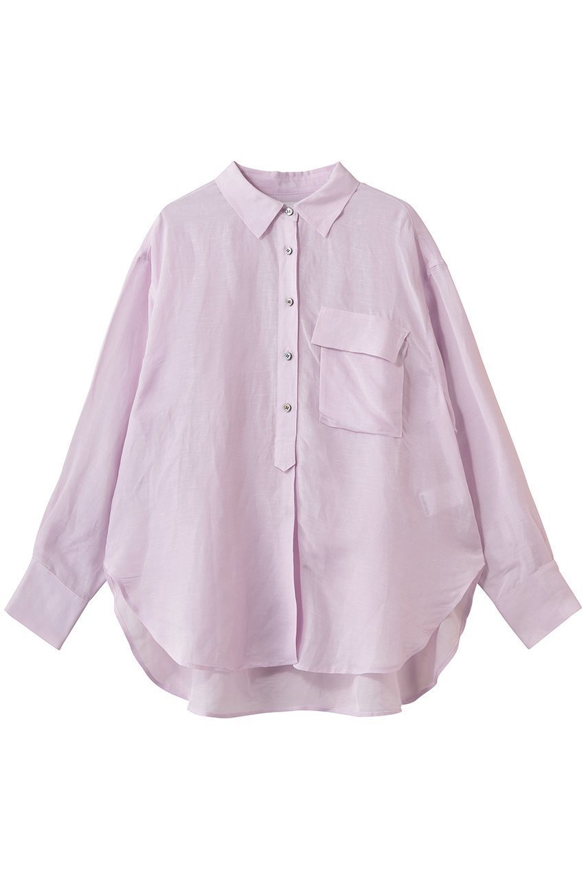 【フォーラム/FOURAM】のSHEER LINEN SHIRT 人気、トレンドファッション・服の通販 founy(ファニー) 　ファッション　Fashion　レディースファッション　Fashion for Women　トップス・カットソー　Cut & Sew Tops　シャツ・ブラウス・オフィスカジュアル　Elegant Blouses & Button-Ups　シアー　Sheer, See-Through　スリーブ　Sleeve, Long Sleeve / Short Sleeve　リネン　Linen, Linen Fabric　ロング　Long, Long-Length　夏　Summer　定番　Standard, Basic Item　新作・新入荷　New Arrivals / New In　春　Spring　S/S・春夏　SS, Spring/Summer, Warm Season　 other-1|ID: prp329100004888790 ipo3291000000036510788