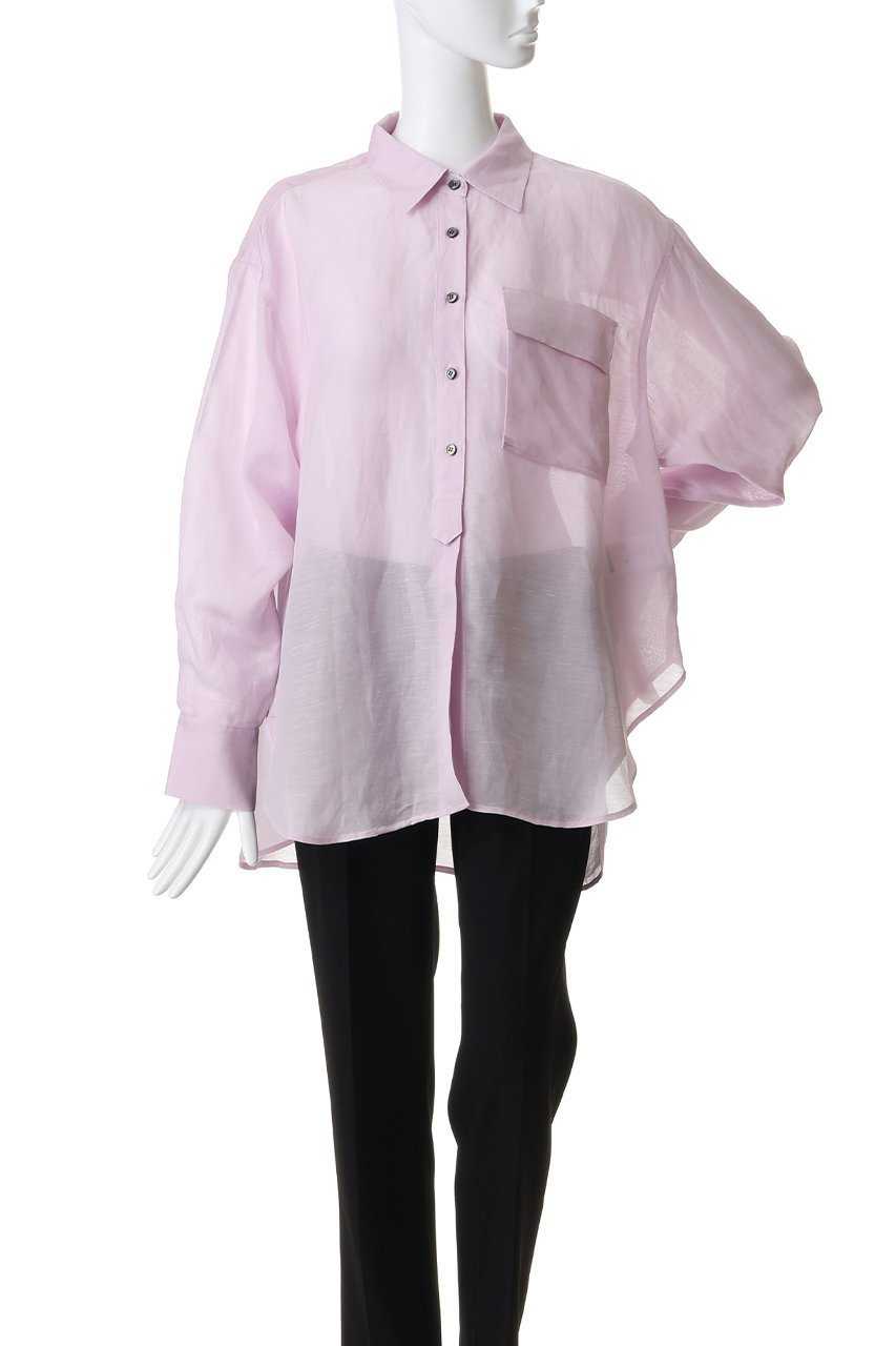 【フォーラム/FOURAM】のSHEER LINEN SHIRT 人気、トレンドファッション・服の通販 founy(ファニー) 　ファッション　Fashion　レディースファッション　Fashion for Women　トップス・カットソー　Cut & Sew Tops　シャツ・ブラウス・オフィスカジュアル　Elegant Blouses & Button-Ups　シアー　Sheer, See-Through　スリーブ　Sleeve, Long Sleeve / Short Sleeve　リネン　Linen, Linen Fabric　ロング　Long, Long-Length　夏　Summer　定番　Standard, Basic Item　新作・新入荷　New Arrivals / New In　春　Spring　S/S・春夏　SS, Spring/Summer, Warm Season　other-2|ID: prp329100004888790 ipo3291000000036510791