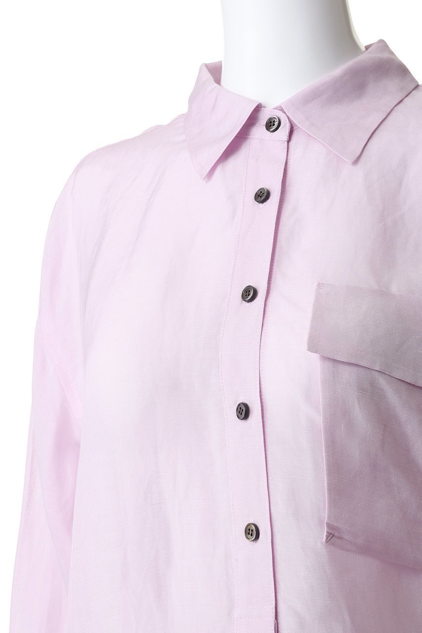 【フォーラム/FOURAM】のSHEER LINEN SHIRT 人気、トレンドファッション・服の通販 founy(ファニー) 　ファッション　Fashion　レディースファッション　Fashion for Women　トップス・カットソー　Cut & Sew Tops　シャツ・ブラウス・オフィスカジュアル　Elegant Blouses & Button-Ups　シアー　Sheer, See-Through　スリーブ　Sleeve, Long Sleeve / Short Sleeve　リネン　Linen, Linen Fabric　ロング　Long, Long-Length　夏　Summer　定番　Standard, Basic Item　新作・新入荷　New Arrivals / New In　春　Spring　S/S・春夏　SS, Spring/Summer, Warm Season　other-5|ID: prp329100004888790 ipo3291000000036510794