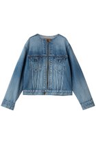 【アンスクリア/INSCRIRE】のUsed デニム ジップ ジャケット ブルーユーズド|ID: prp329100004888795 ipo3291000000036510827