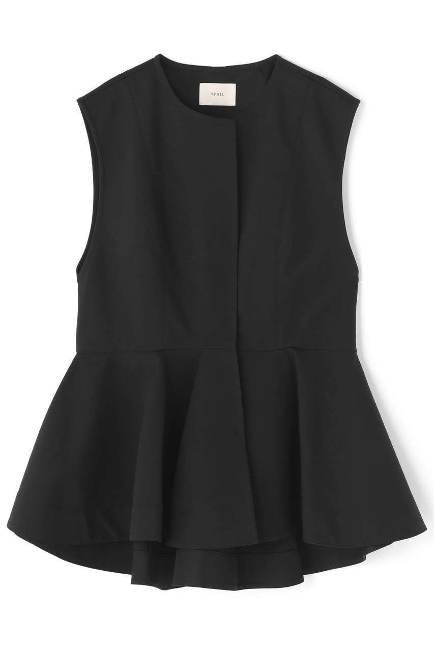 【ル フィル/LE PHIL】のクリアツイルラッフルジレ インテリア・キッズ・メンズ・レディースファッション・服の通販 founy(ファニー) ファッション Fashion レディースファッション Fashion for Women アウター Coat / Outerwear Collection レディースジャケット・軽アウター Jackets シンプル Simple, Minimal ジャケット Jacket, Outerwear スタンダード Standard, Basic ストレッチ Stretch, Stretchy Fabric セットアップ Set-Up, Coordinated Outfit ツイル Twist, Twisted Detail フリル Frill, Ruffle ラッフル Ruffle, Frill 新作・新入荷 New Arrivals / New In ブラック|ID: prp329100004888801 ipo3291000000036510881