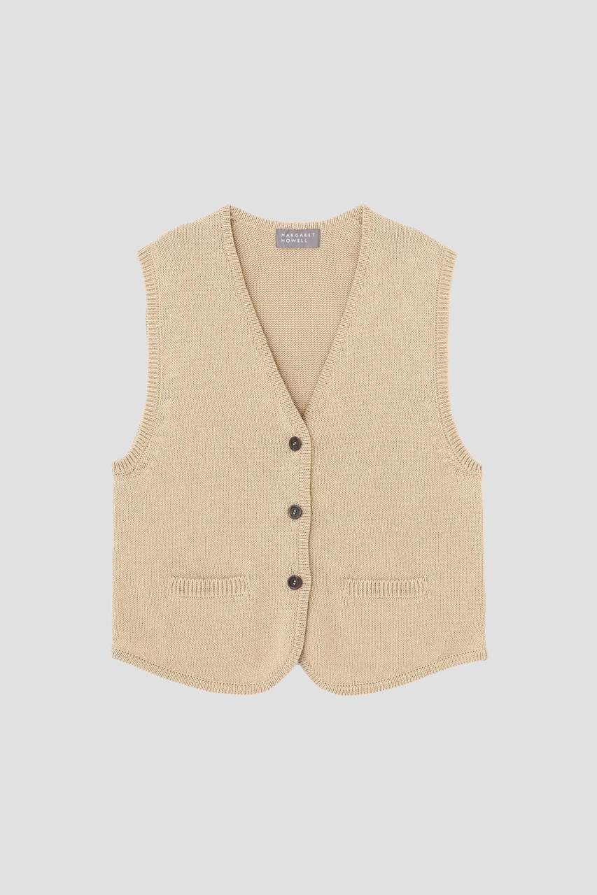 【マーガレットハウエル/MARGARET HOWELL】のPAPER COTTON KNITWEAR 人気、トレンドファッション・服の通販 founy(ファニー) 　ファッション　Fashion　レディースファッション　Fashion for Women　アウター　Coat / Outerwear Collection　レディースジャケット・軽アウター　Jackets　シンプル　Simple, Minimal　ジャケット　Jacket, Outerwear　タンク　Tank Top, Sleeveless Top　テーラード　Tailored, Tailored Fit　ベスト　Vest, Waistcoat　新作・新入荷　New Arrivals / New In　other-3|ID: prp329100004888803 ipo3291000000036510894