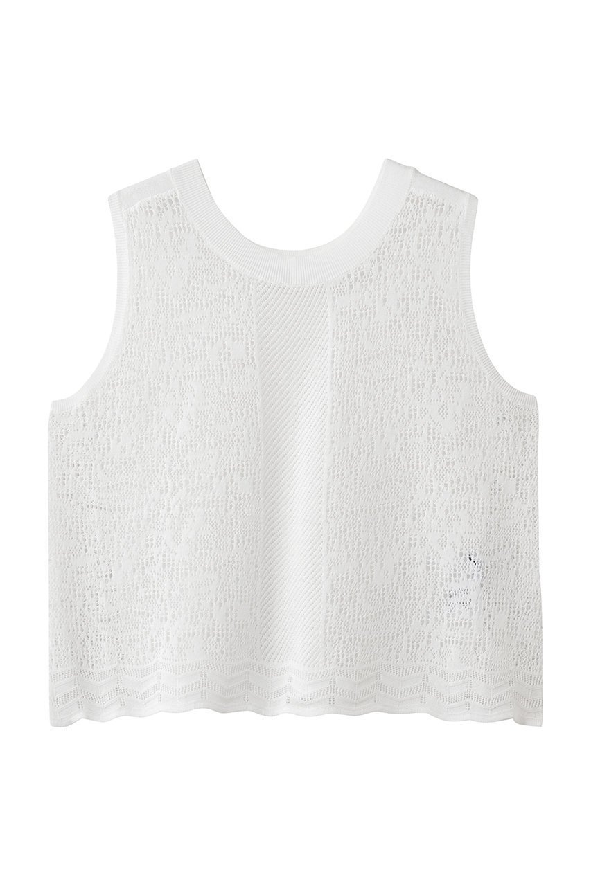 【スリー ドッツ/three dots】のパナマレース 2WAYタンクトップ 人気、トレンドファッション・服の通販 founy(ファニー) 　ファッション　Fashion　レディースファッション　Fashion for Women　トップス・カットソー　Cut & Sew Tops　ニット　Knit Tops & Sweaters　カジュアルプルオーバー・ニットトップス　Pullovers & Knit Tops / Casual Pullovers　タンク　Tank Top, Sleeveless Top　デニム　Denim, Jeans Material　フェミニン　Feminine, Girly　フレア　Flare, Flared　ベーシック　Basic, Essential　レース　Lace, Lace Fabric　新作・新入荷　New Arrivals / New In　 other-1|ID: prp329100004888805 ipo3291000000036510906