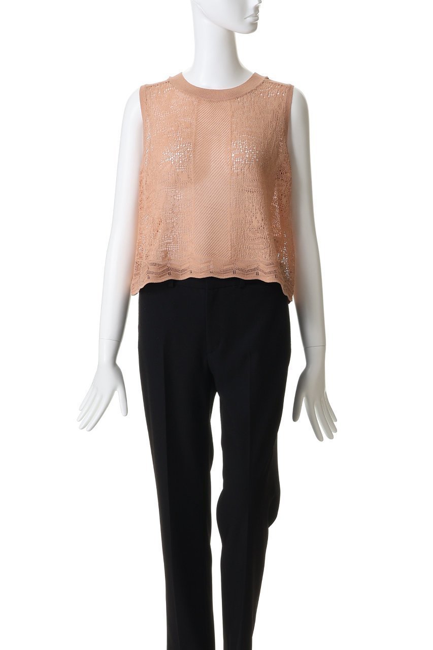 【スリー ドッツ/three dots】のパナマレース 2WAYタンクトップ 人気、トレンドファッション・服の通販 founy(ファニー) 　ファッション　Fashion　レディースファッション　Fashion for Women　トップス・カットソー　Cut & Sew Tops　ニット　Knit Tops & Sweaters　カジュアルプルオーバー・ニットトップス　Pullovers & Knit Tops / Casual Pullovers　タンク　Tank Top, Sleeveless Top　デニム　Denim, Jeans Material　フェミニン　Feminine, Girly　フレア　Flare, Flared　ベーシック　Basic, Essential　レース　Lace, Lace Fabric　新作・新入荷　New Arrivals / New In　other-2|ID: prp329100004888805 ipo3291000000036510911