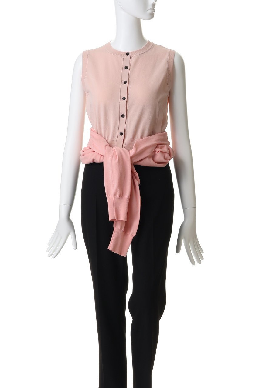 【クラネ/CLANE】のW LAYERED KNIT CARDIGAN ニット/セーター 人気、トレンドファッション・服の通販 founy(ファニー) 　ファッション　Fashion　レディースファッション　Fashion for Women　トップス・カットソー　Cut & Sew Tops　ニット　Knit Tops & Sweaters　カーディガン・羽織り　Layered Style Cardigans　カーディガン　Cardigan, Knitwear　シンプル　Simple, Minimal　スリーブ　Sleeve, Long Sleeve / Short Sleeve　セーター　Sweater, Knitwear　ドッキング　Docking, Mixed Material　ベスト　Vest, Waistcoat　ロング　Long, Long-Length　夏　Summer　新作・新入荷　New Arrivals / New In　春　Spring　S/S・春夏　SS, Spring/Summer, Warm Season　other-7|ID: prp329100004888807 ipo3291000000036510931