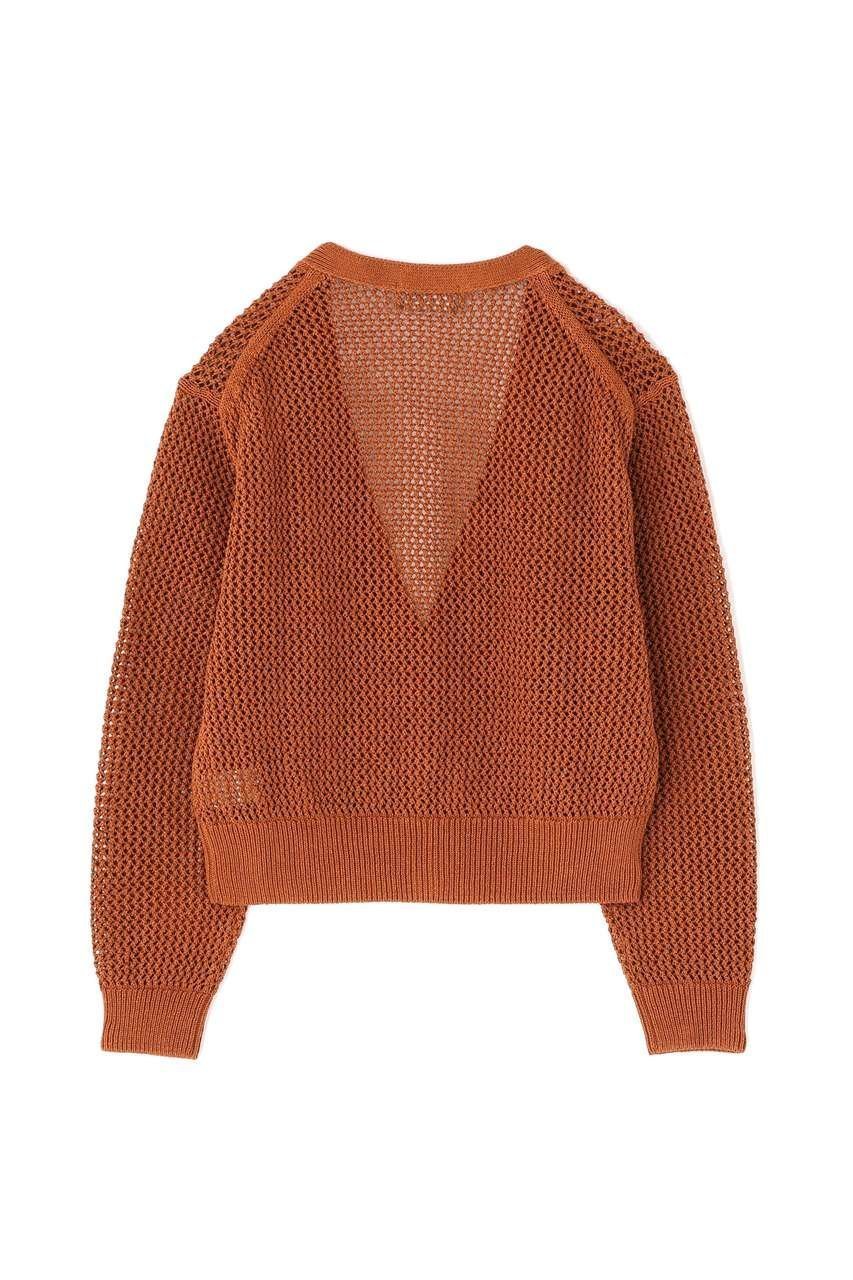【マーガレットハウエル/MARGARET HOWELL】のPAPER COTTON MESH KNITWEAR 大人の最旬トレンドファッション＆コーディネート founy(ファウニー) 　ファッション　Fashion　レディースファッション　Fashion for Women　トップス・カットソー　Cut & Sew Tops　ニット　Knit Tops & Sweaters　カーディガン・羽織り　Layered Style Cardigans　なめらか　Smooth, Silky Texture　カーディガン　Cardigan, Knitwear　シンプル　Simple, Minimal　メッシュ　Mesh, Net Fabric　リラックス　Relax, Relaxed Fit　other-5|ID: prp329100004888809 ipo3291000000036848580