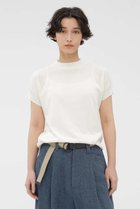 【マーガレットハウエル/MARGARET HOWELL】のHIGHTWIST COTTON KNITWEAR 人気、トレンドファッション・服の通販 founy(ファニー) ファッション Fashion レディースファッション Fashion for Women トップス・カットソー Cut & Sew Tops ニット Knit Tops & Sweaters カジュアルプルオーバー・ニットトップス Pullovers & Knit Tops / Casual Pullovers なめらか Smooth, Silky Texture エレガント 上品 Elegant シンプル Simple, Minimal 半袖 Short Sleeve, Half Sleeve 新作・新入荷 New Arrivals / New In thumbnail ホワイト|ID: prp329100004888810 ipo3291000000036510946