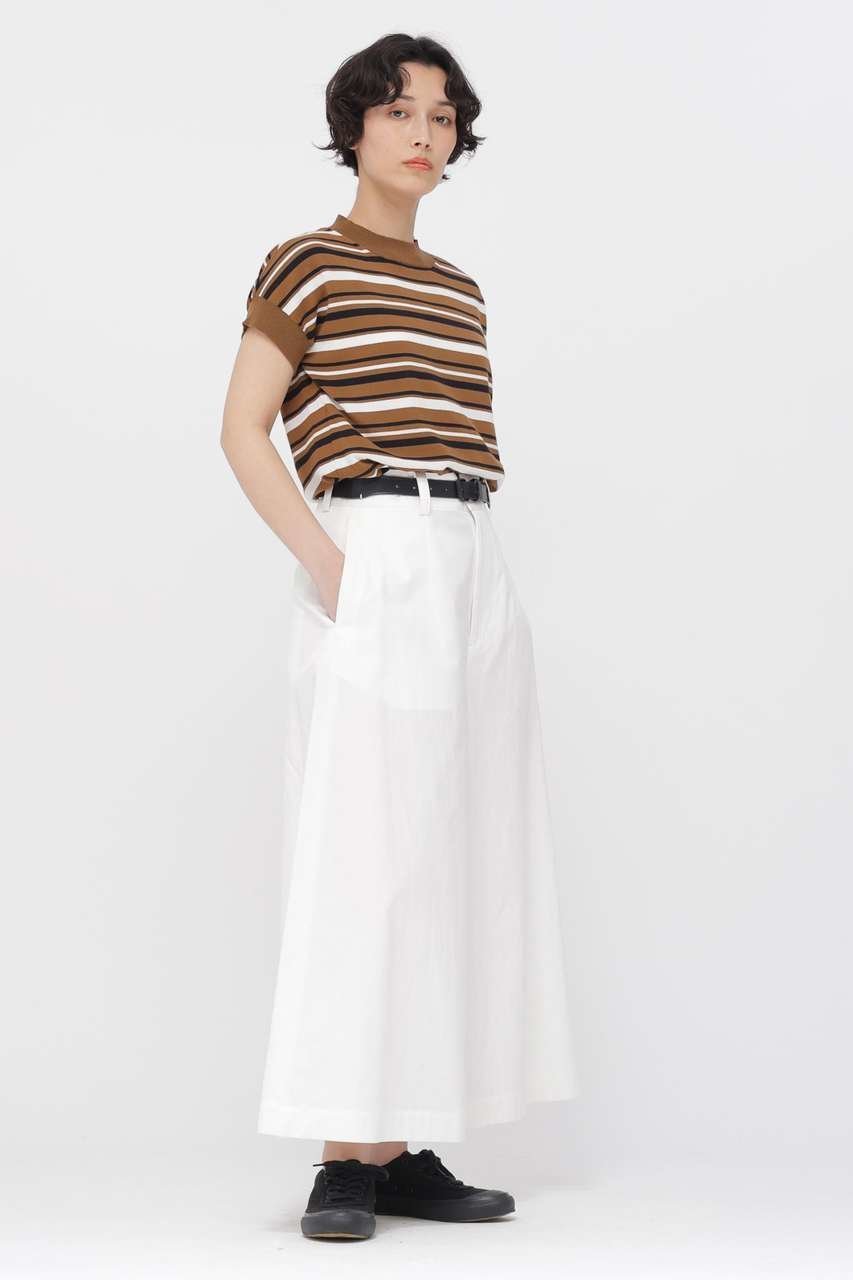 【マーガレットハウエル/MARGARET HOWELL】のHIGHTWIST COTTON KNITWEAR 人気、トレンドファッション・服の通販 founy(ファニー) ファッション Fashion レディースファッション Fashion for Women トップス・カットソー Cut & Sew Tops ニット Knit Tops & Sweaters カジュアルプルオーバー・ニットトップス Pullovers & Knit Tops / Casual Pullovers なめらか Smooth, Silky Texture エレガント 上品 Elegant シンプル Simple, Minimal 半袖 Short Sleeve, Half Sleeve 新作・新入荷 New Arrivals / New In other-2|ID: prp329100004888810 ipo3291000000036510948