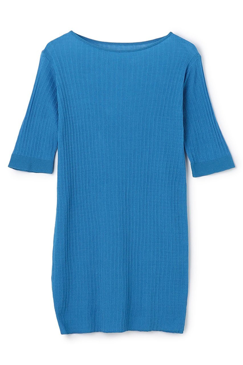 【アンクレイヴ/uncrave】の【4/1 12:00販売開始】ランダムリブシアーニット トップス インテリア・キッズ・メンズ・レディースファッション・服の通販 founy(ファニー) 　ファッション　Fashion　レディースファッション　Fashion for Women　トップス・カットソー　Cut & Sew Tops　ニット　Knit Tops & Sweaters　カジュアルプルオーバー・ニットトップス　Pullovers & Knit Tops / Casual Pullovers　インナー　Innerwear　コーティング　Coating, Coated Finish　シンプル　Simple, Minimal　スリット　Slit, Slit Detail　ワンポイント　One Point, Statement Accent　新作・新入荷　New Arrivals / New In　ロイヤルブルー|ID: prp329100004888815 ipo3291000000036510988