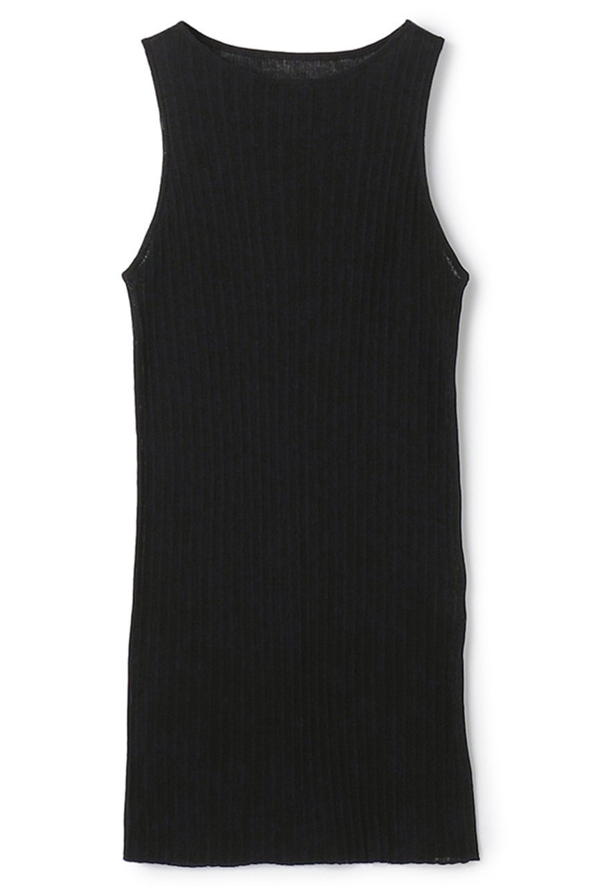 【アンクレイヴ/uncrave】の【4/1 12:00販売開始】ランダムリブシアーニット タンクトップ インテリア・キッズ・メンズ・レディースファッション・服の通販 founy(ファニー) 　ファッション　Fashion　レディースファッション　Fashion for Women　トップス・カットソー　Cut & Sew Tops　ニット　Knit Tops & Sweaters　カジュアルプルオーバー・ニットトップス　Pullovers & Knit Tops / Casual Pullovers　インナー　Innerwear　コーティング　Coating, Coated Finish　シンプル　Simple, Minimal　タンク　Tank Top, Sleeveless Top　デコルテ　Décolleté, Neckline　新作・新入荷　New Arrivals / New In　ブラック|ID: prp329100004888816 ipo3291000000036510995