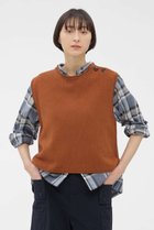 【マーガレットハウエル/MARGARET HOWELL】のWA-SHI COTTON KNITWEAR 人気、トレンドファッション・服の通販 founy(ファニー) ファッション Fashion レディースファッション Fashion for Women トップス・カットソー Cut & Sew Tops ニット Knit Tops & Sweaters カジュアルプルオーバー・ニットトップス Pullovers & Knit Tops / Casual Pullovers コンパクト Compact, Small Size ショルダー Shoulder, Shoulder Strap スリット Slit, Slit Detail ベスト Vest, Waistcoat 夏 Summer 新作・新入荷 New Arrivals / New In thumbnail レッド|ID: prp329100004888819 ipo3291000000036511015