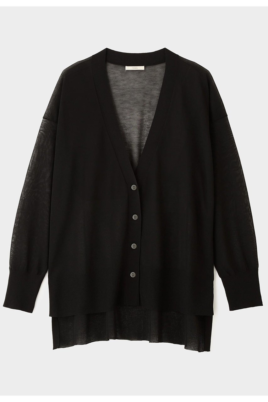 【ル フィル/LE PHIL】のカシュクールカーデ インテリア・キッズ・メンズ・レディースファッション・服の通販 founy(ファニー) 　ファッション　Fashion　レディースファッション　Fashion for Women　トップス・カットソー　Cut & Sew Tops　ニット　Knit Tops & Sweaters　カジュアルプルオーバー・ニットトップス　Pullovers & Knit Tops / Casual Pullovers　カシュクール　Wrap Design　シアー　Sheer, See-Through　スタンダード　Standard, Basic　リネン　Linen, Linen Fabric　夏　Summer　新作・新入荷　New Arrivals / New In　春　Spring　S/S・春夏　SS, Spring/Summer, Warm Season　ブラック|ID: prp329100004888820 ipo3291000000036511020