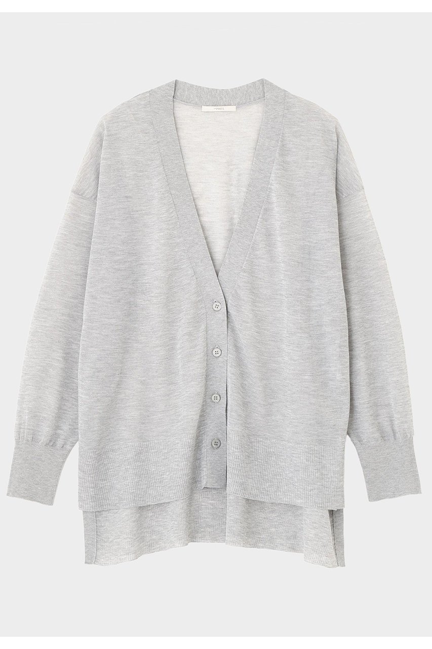 【ル フィル/LE PHIL】のカシュクールカーデ インテリア・キッズ・メンズ・レディースファッション・服の通販 founy(ファニー) 　ファッション　Fashion　レディースファッション　Fashion for Women　トップス・カットソー　Cut & Sew Tops　ニット　Knit Tops & Sweaters　カジュアルプルオーバー・ニットトップス　Pullovers & Knit Tops / Casual Pullovers　カシュクール　Wrap Design　シアー　Sheer, See-Through　スタンダード　Standard, Basic　リネン　Linen, Linen Fabric　夏　Summer　新作・新入荷　New Arrivals / New In　春　Spring　S/S・春夏　SS, Spring/Summer, Warm Season　グレー|ID: prp329100004888820 ipo3291000000036511021