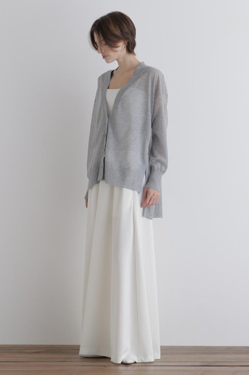 【ル フィル/LE PHIL】のカシュクールカーデ 人気、トレンドファッション・服の通販 founy(ファニー) 　ファッション　Fashion　レディースファッション　Fashion for Women　トップス・カットソー　Cut & Sew Tops　ニット　Knit Tops & Sweaters　カジュアルプルオーバー・ニットトップス　Pullovers & Knit Tops / Casual Pullovers　カシュクール　Wrap Design　シアー　Sheer, See-Through　スタンダード　Standard, Basic　リネン　Linen, Linen Fabric　夏　Summer　新作・新入荷　New Arrivals / New In　春　Spring　S/S・春夏　SS, Spring/Summer, Warm Season　other-3|ID: prp329100004888820 ipo3291000000036511023